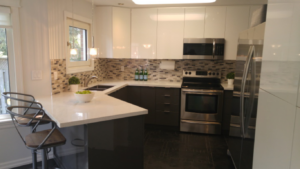 after refacing renovation stove side