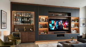 Read more about the article Custom Full-Wall Media and Entertainment Centers